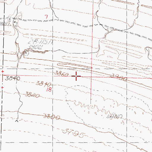 Topographic Map of Poito Valley, NV