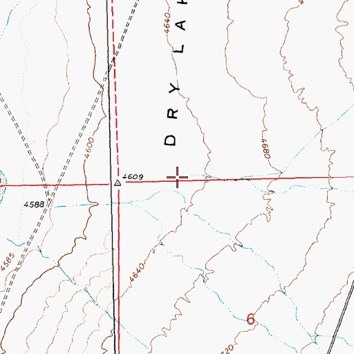 Topographic Map of Porphyry Wash, NV