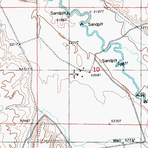 Topographic Map of Porter Ranch (historical), NV
