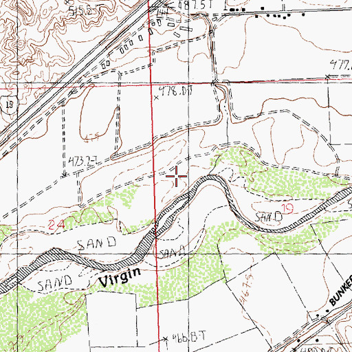 Topographic Map of Pulsipher Wash, NV