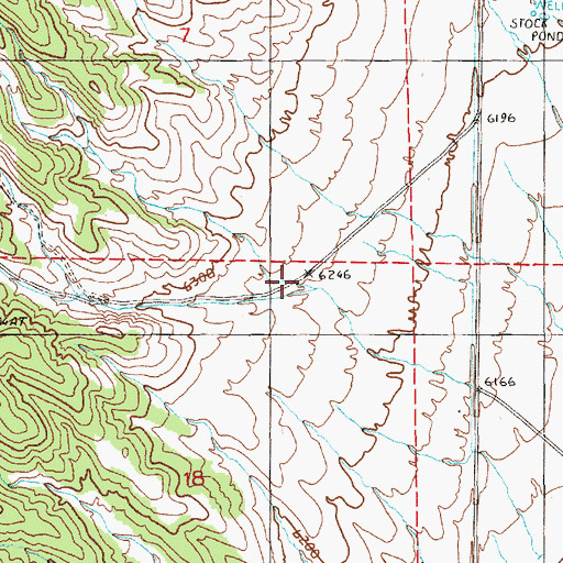 Topographic Map of Ratto Canyon, NV