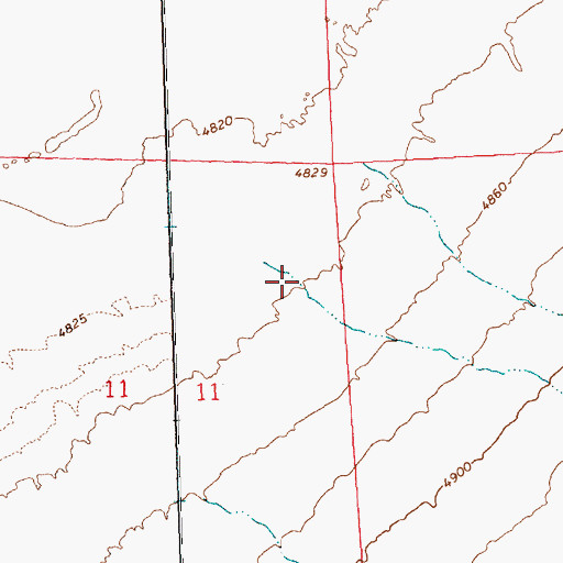 Topographic Map of Regulator Canyon, NV
