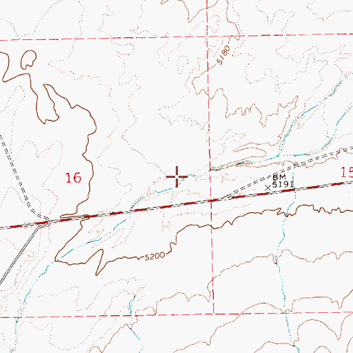 Topographic Map of Reveille Valley, NV