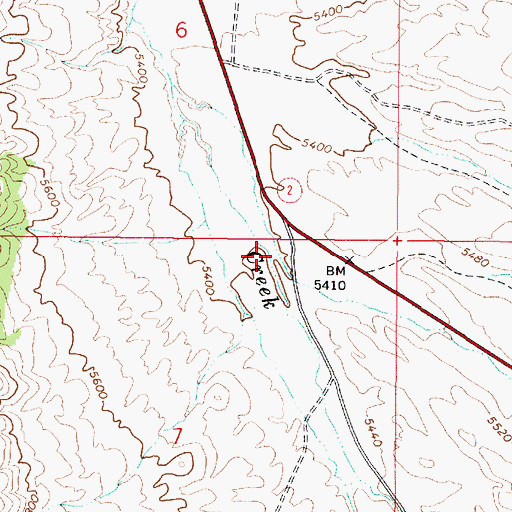 Topographic Map of Road Canyon, NV