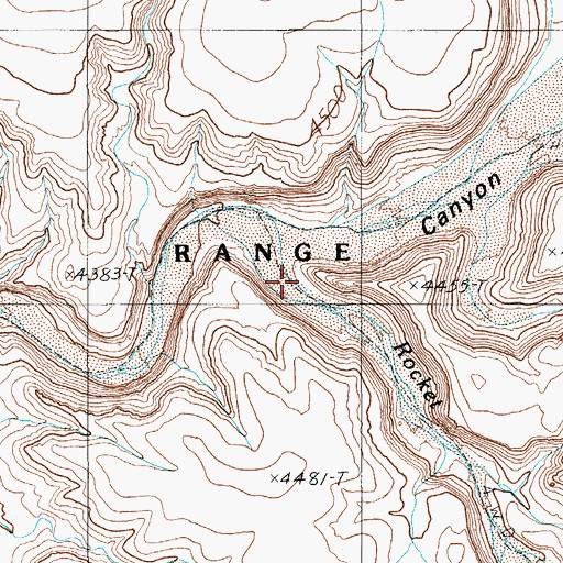 Topographic Map of Rocket Wash, NV