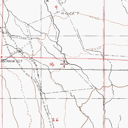 Topographic Map of Rodeo Creek, NV