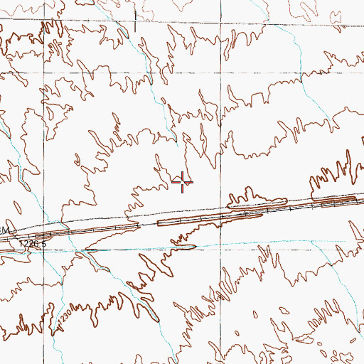 Topographic Map of Ronda, NV