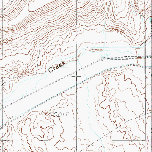 Topographic Map of Rye Grass, NV