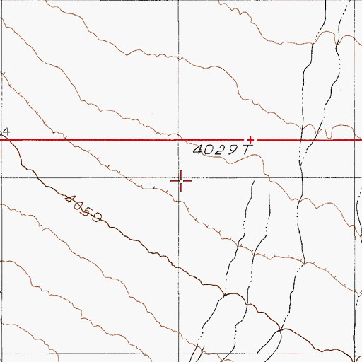 Topographic Map of Sarcobatus Flat, NV