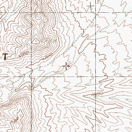 Topographic Map of Sawmill Canyon, NV
