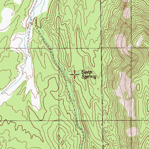 Topographic Map of Seep Spring, NV