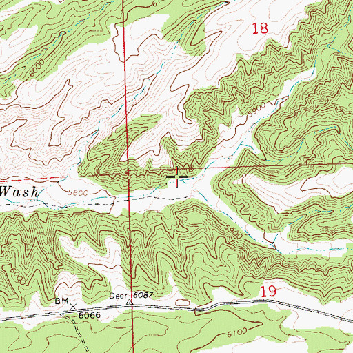 Topographic Map of Serviceberry Canyon, NV