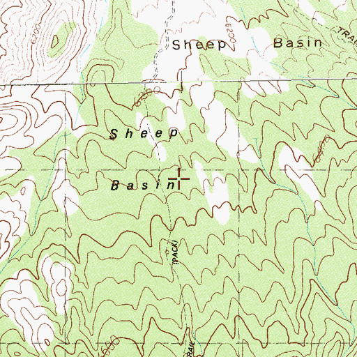 Topographic Map of Sheep Basin, NV