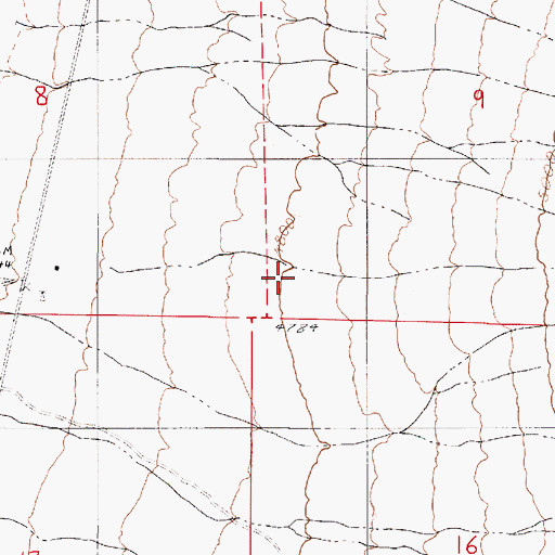 Topographic Map of Siard Canyon, NV
