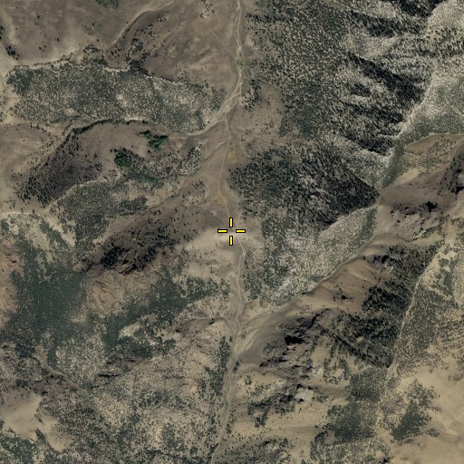 Aerial/Satellite Image of Sixmile Summit, NV
