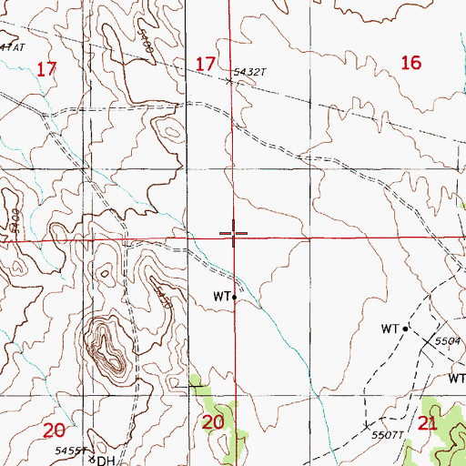 Topographic Map of Slaughterhouse Canyon, NV