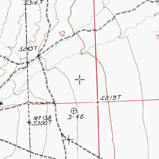Topographic Map of Smith Creek, NV