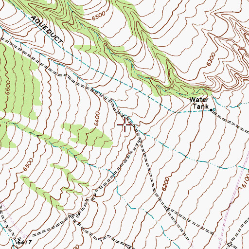 Topographic Map of South Canyon, NV