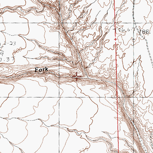Topographic Map of South Fork Toquop Wash, NV