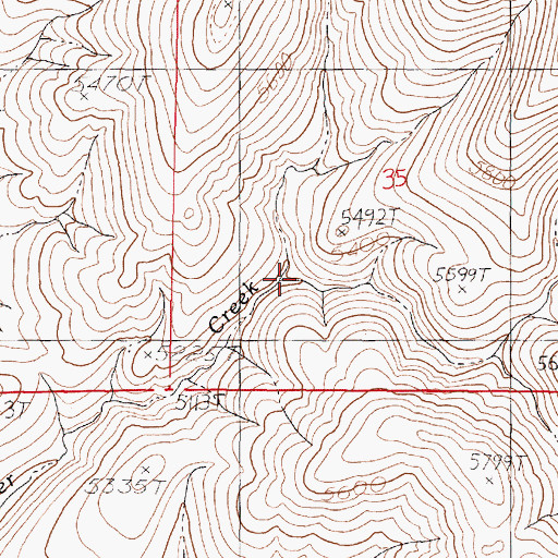 Topographic Map of South Shyster Creek, NV