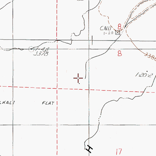 Topographic Map of Spring Creek, NV