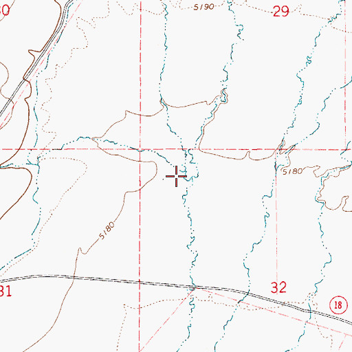 Topographic Map of Squaw Creek, NV