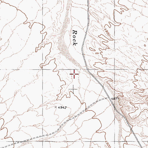 Topographic Map of Stewart Valley, NV