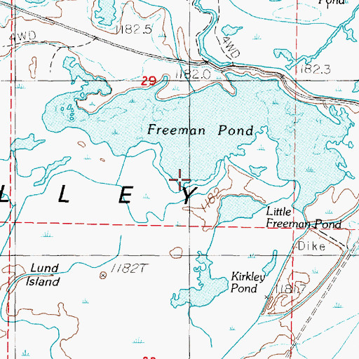 Topographic Map of Stillwater Slough, NV