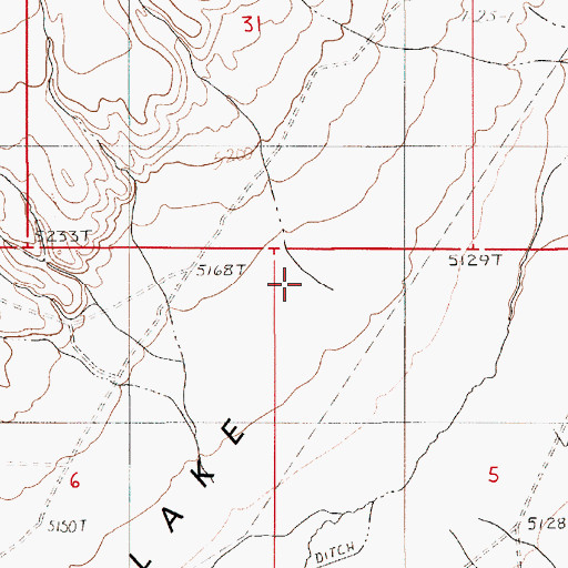 Topographic Map of Stone Cabin Canyon, NV