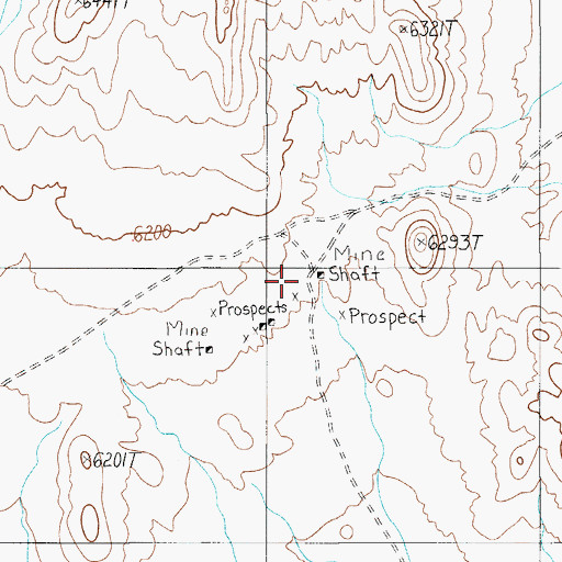 Topographic Map of Sulphide Well, NV