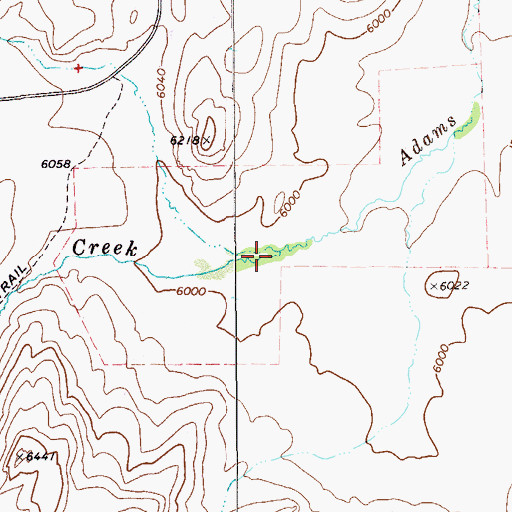 Topographic Map of Summit Creek, NV