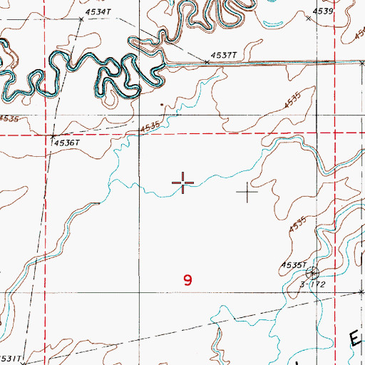Topographic Map of T-S Ditch, NV