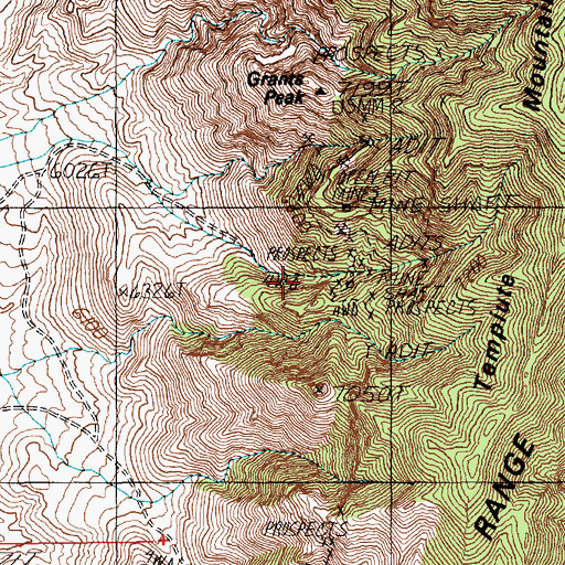 Topographic Map of Tempiute Historic Site, NV