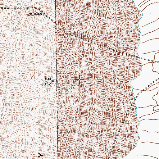 Topographic Map of Three Lakes Valley, NV