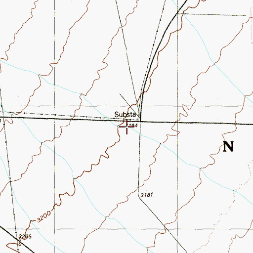 Topographic Map of Triple Point Bunker, NV