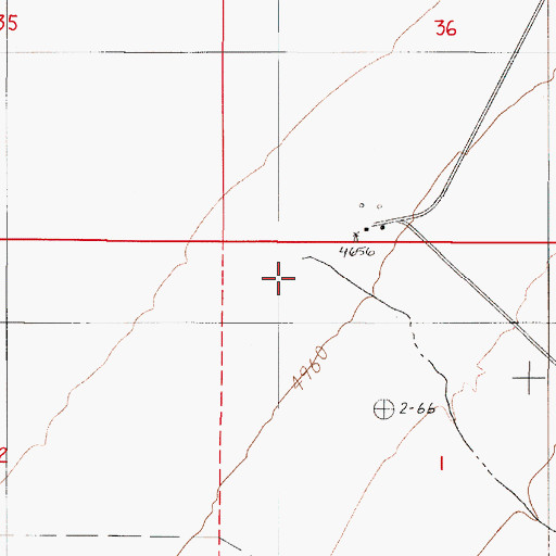 Topographic Map of Trout Creek, NV