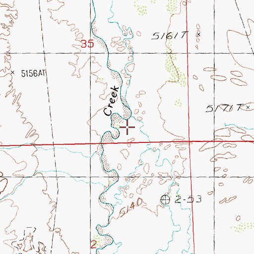 Topographic Map of Trout Creek, NV