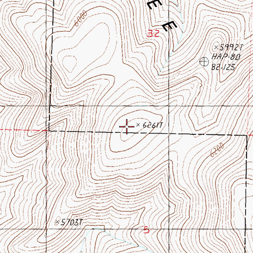 Topographic Map of Truckee Range, NV