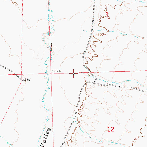 Topographic Map of Tweedy Wash, NV