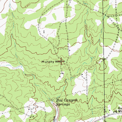 Topographic Map of Murphy Well, AZ