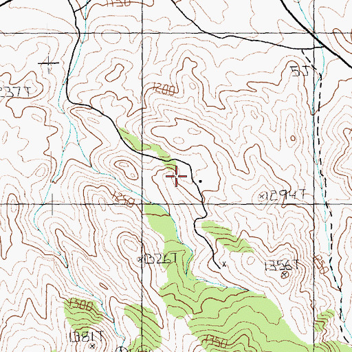 Topographic Map of Vermiculite Mine, NV