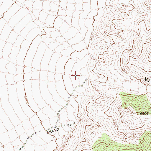 Topographic Map of Wagon Canyon, NV