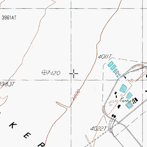 Topographic Map of Walker Lake Valley, NV