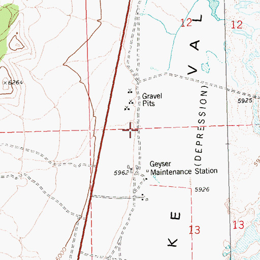 Topographic Map of Wambolt Creek, NV