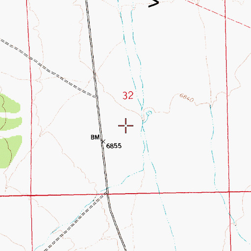 Topographic Map of White Rock Creek, NV