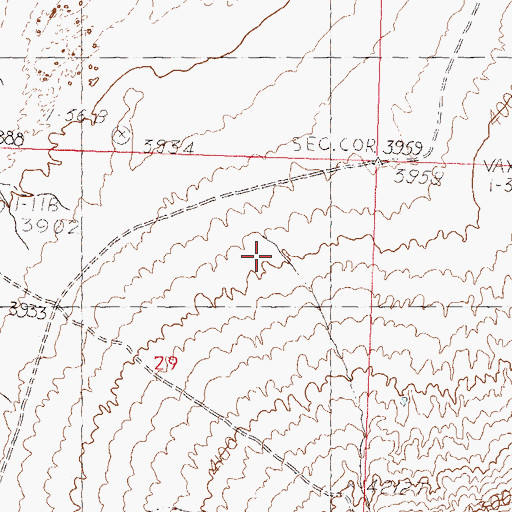 Topographic Map of Wild Horse Canyon, NV