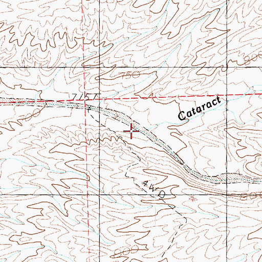 Topographic Map of Willow Wash, NV