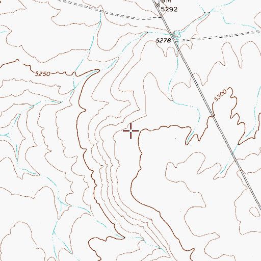 Topographic Map of Y P Desert, NV