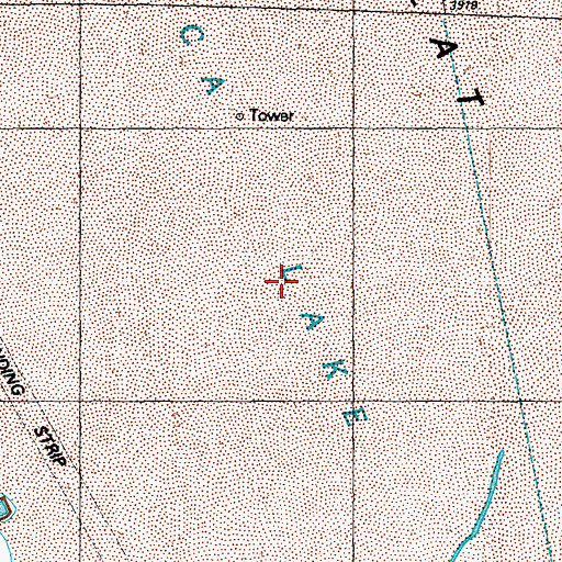 Topographic Map of Yucca Lake, NV