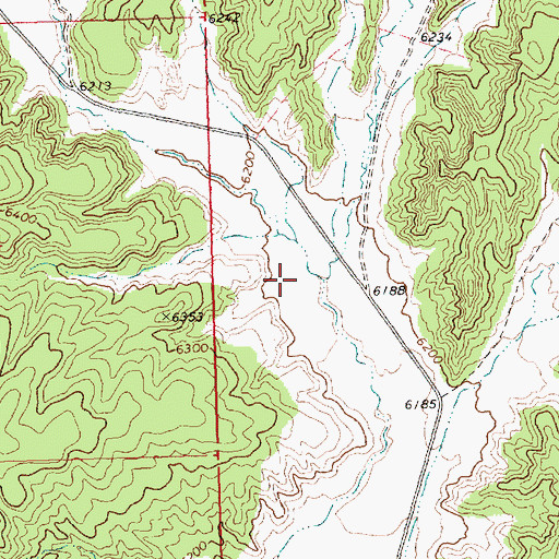 Topographic Map of Camp Valley, NV
